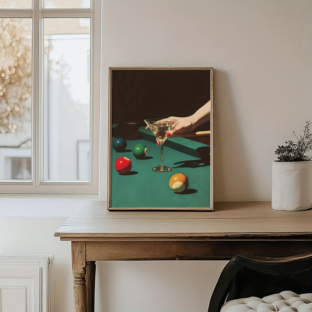 1pc Vintage Billiards Cocktail - Office Furniture For Home avaliação e preço