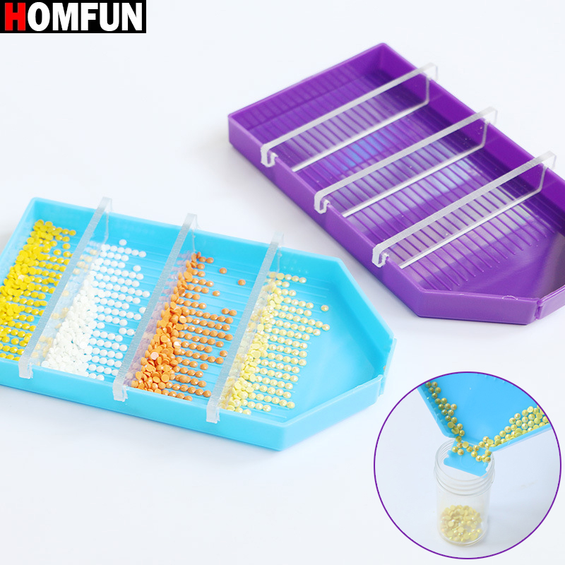 HOMFUN 3 Grid Diamond Painting - Partition Screen Divider avaliação e preço