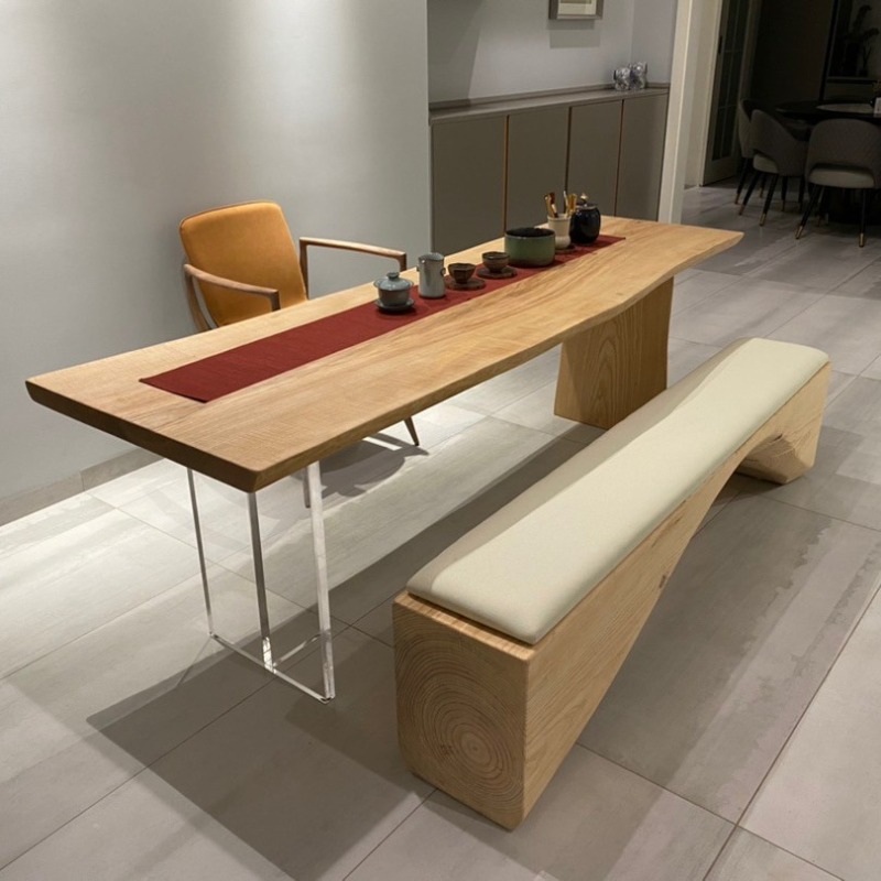 Nordic Solid Wood Acrylic Floa - Office Furniture For Home avaliação e preço