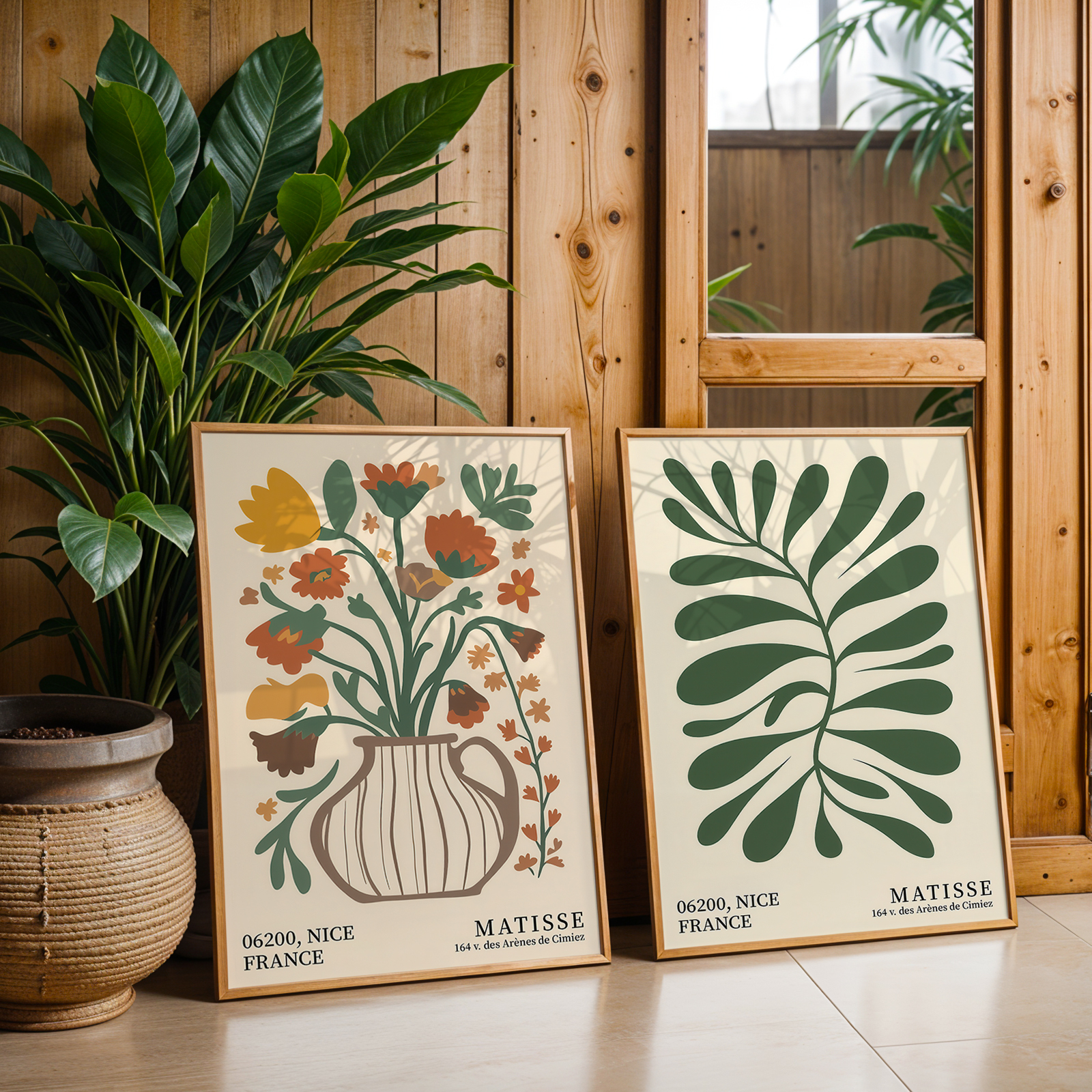 2pcs Green Bohemian Floral Can - Office Furniture For Home avaliação e preço