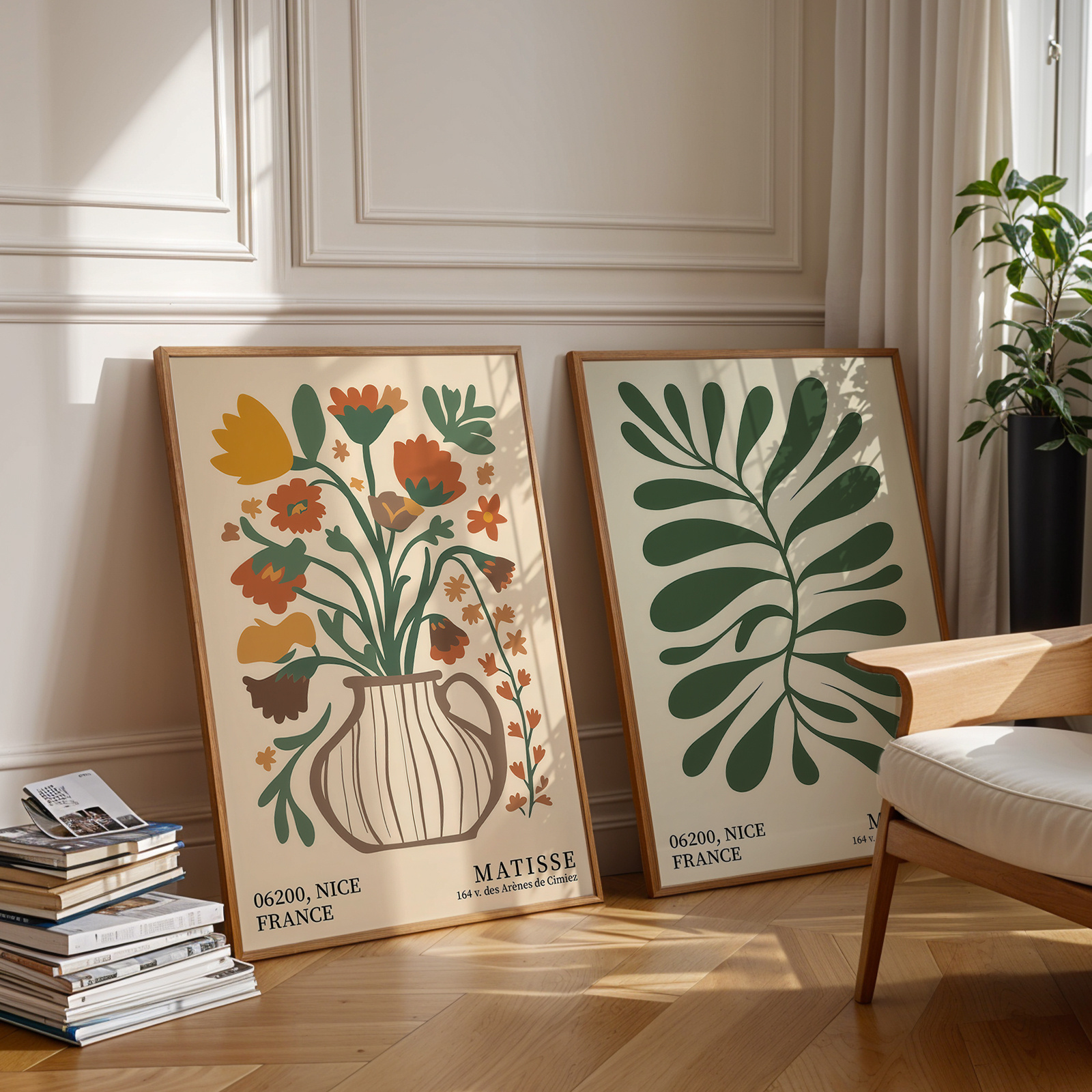 2pcs Green Bohemian Floral Can - Office Furniture For Home avaliação e preço
