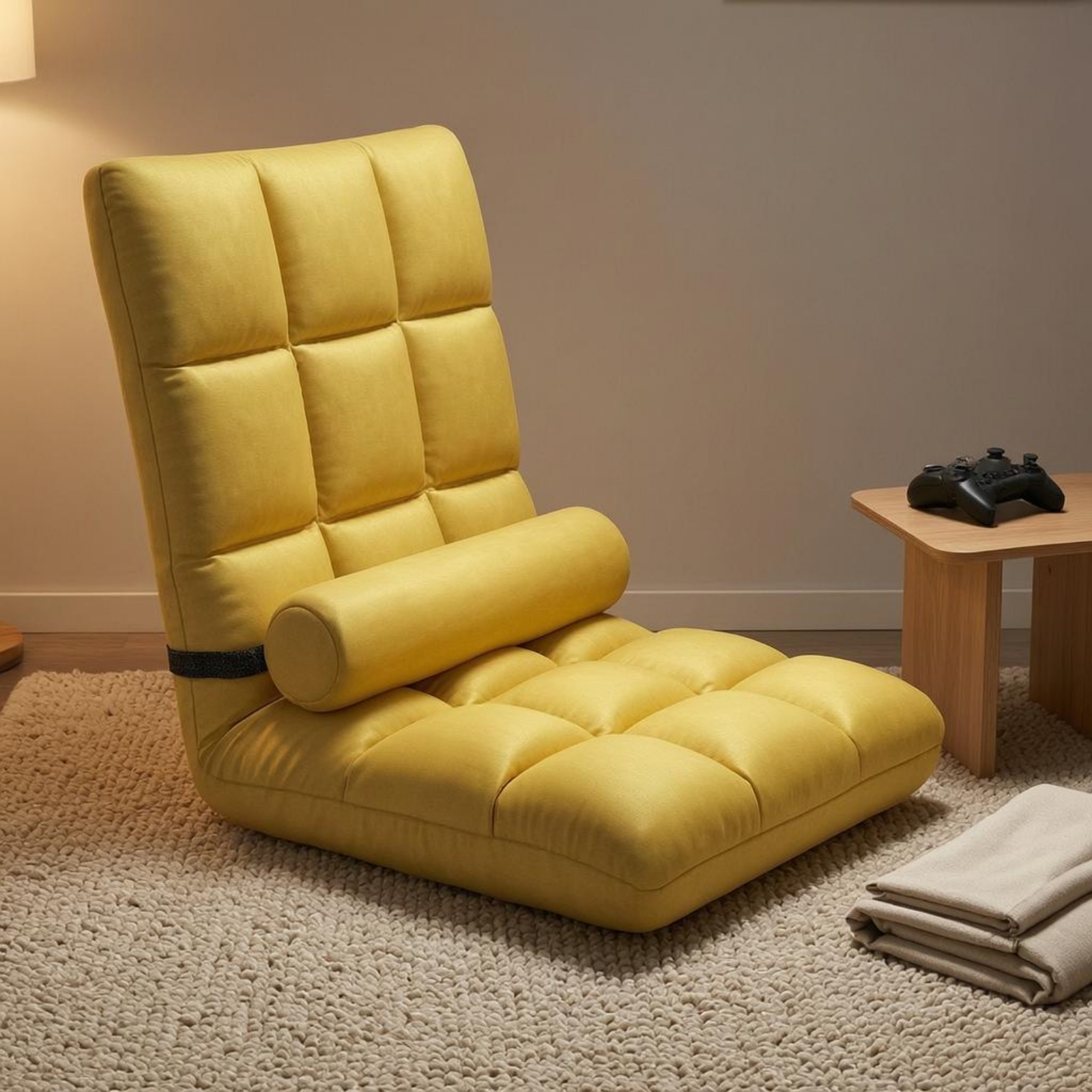 Padded Floor Lounge Chair Quil - Office Furniture For Home avaliação e preço