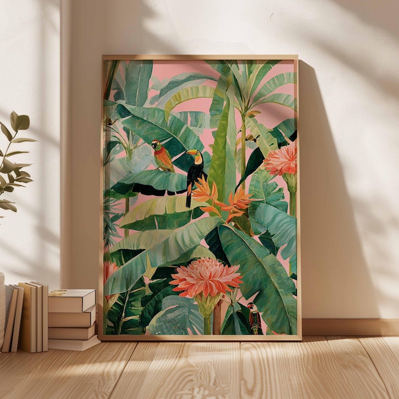 1pc Retro Tropical Canvas Post - Office Furniture For Home avaliação e preço