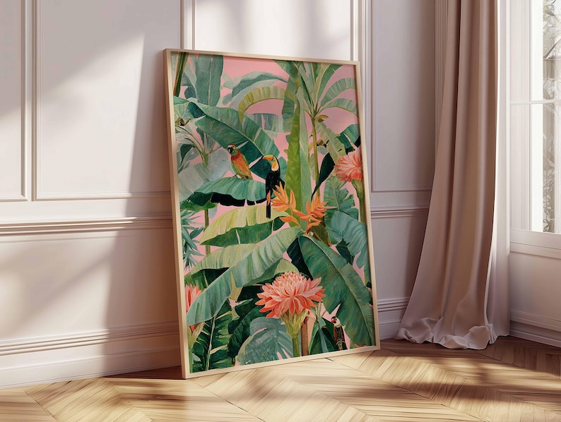 1pc Retro Tropical Canvas Post - Office Furniture For Home avaliação e preço
