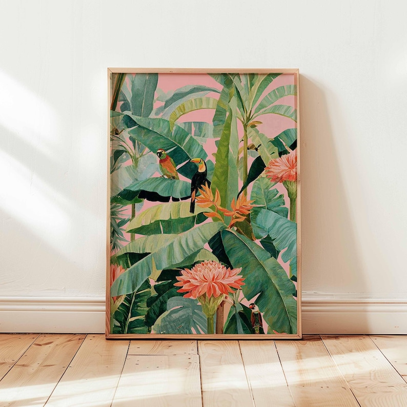 1pc Retro Tropical Canvas Post - Office Furniture For Home avaliação e preço