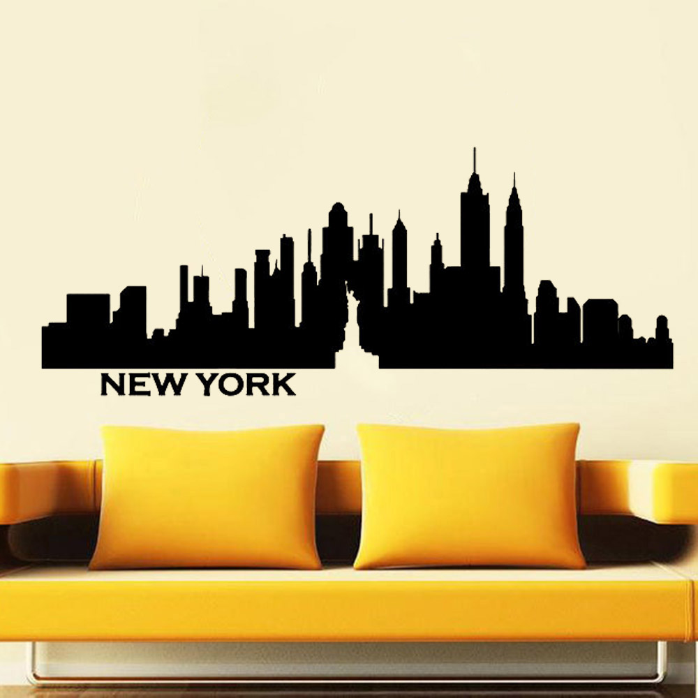 New York City Wall Decal Skyli - Office Furniture York avaliação e preço