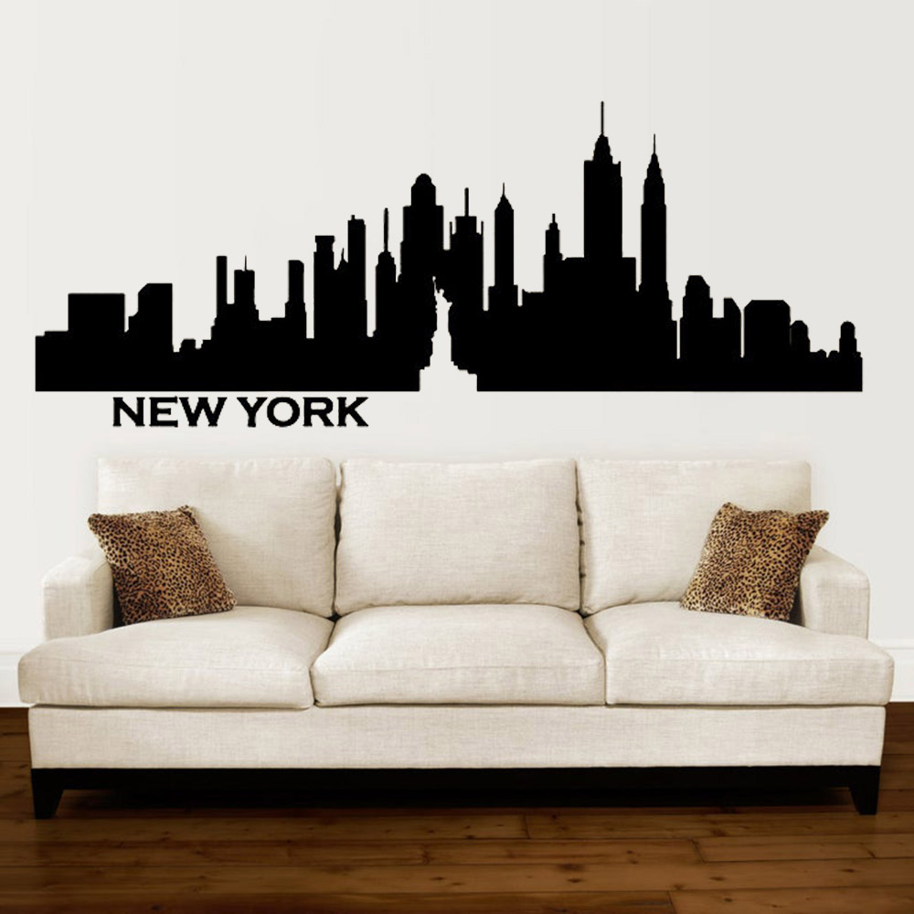New York City Wall Decal Skyli - Office Furniture York avaliação e preço