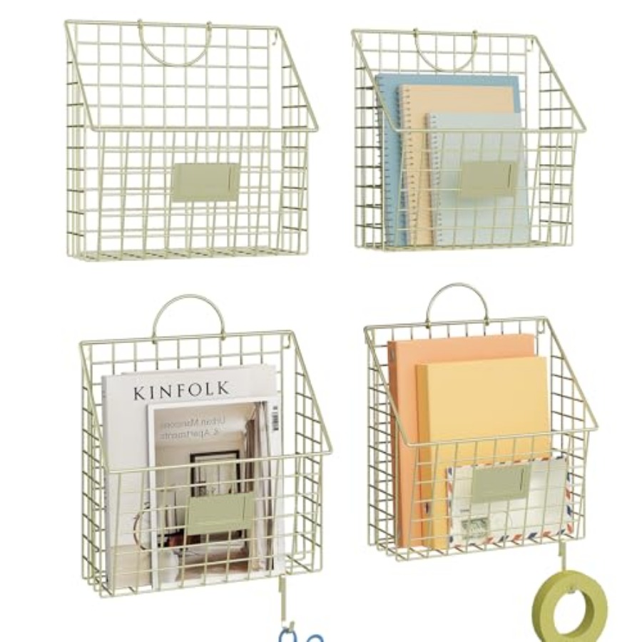 Wall File Organizer Mesh Hangi - Paper Basket Mesh avaliação e preço