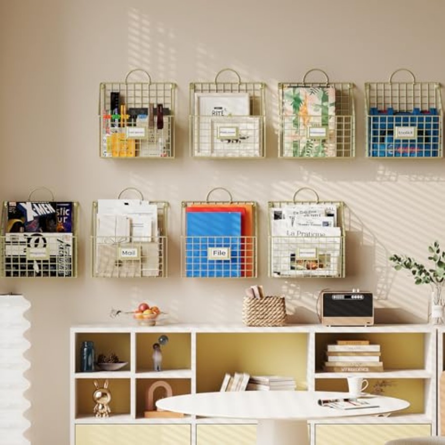 Wall File Organizer Mesh Hangi - Paper Basket Mesh avaliação e preço