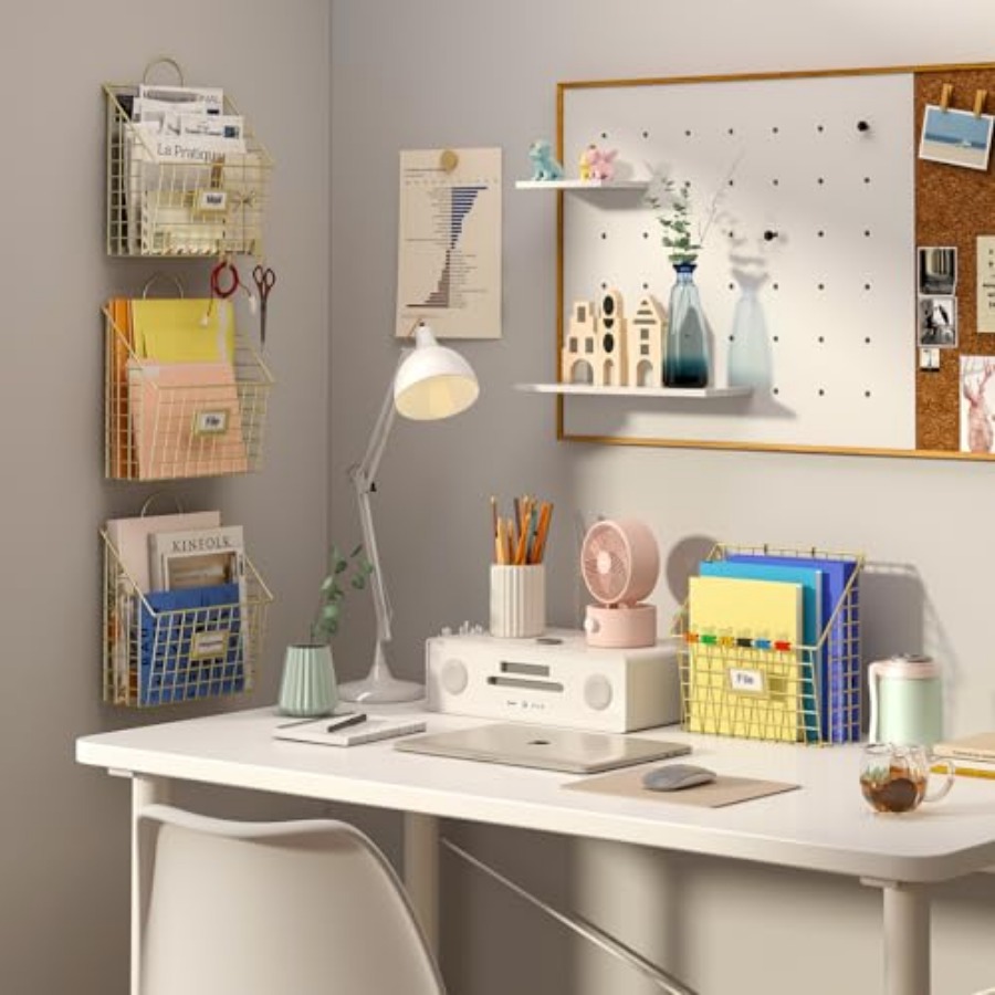 Wall File Organizer Mesh Hangi - Paper Basket Mesh avaliação e preço