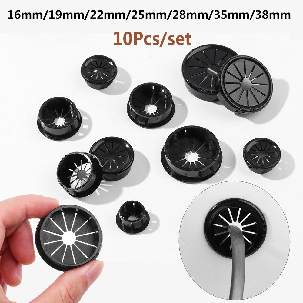 10pcs/set Plastic Cable Hole C - Office Furniture Set avaliação e preço