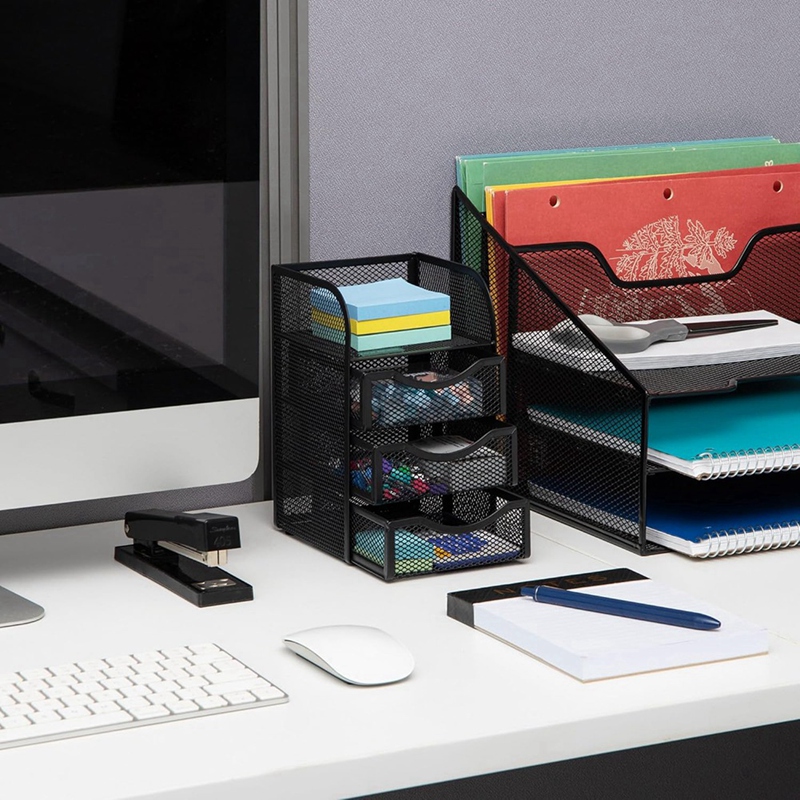 Desktop Accessory Storage with - Paper Basket Mesh avaliação e preço
