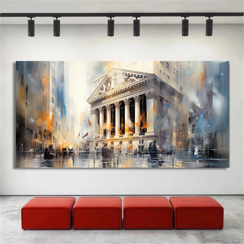 New York Stock Exchange Abstra - Office Furniture York avaliação e preço