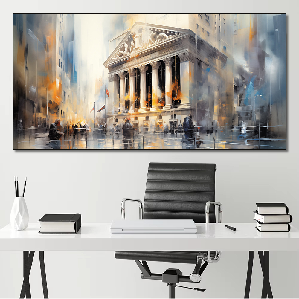 New York Stock Exchange Abstra - Office Furniture York avaliação e preço