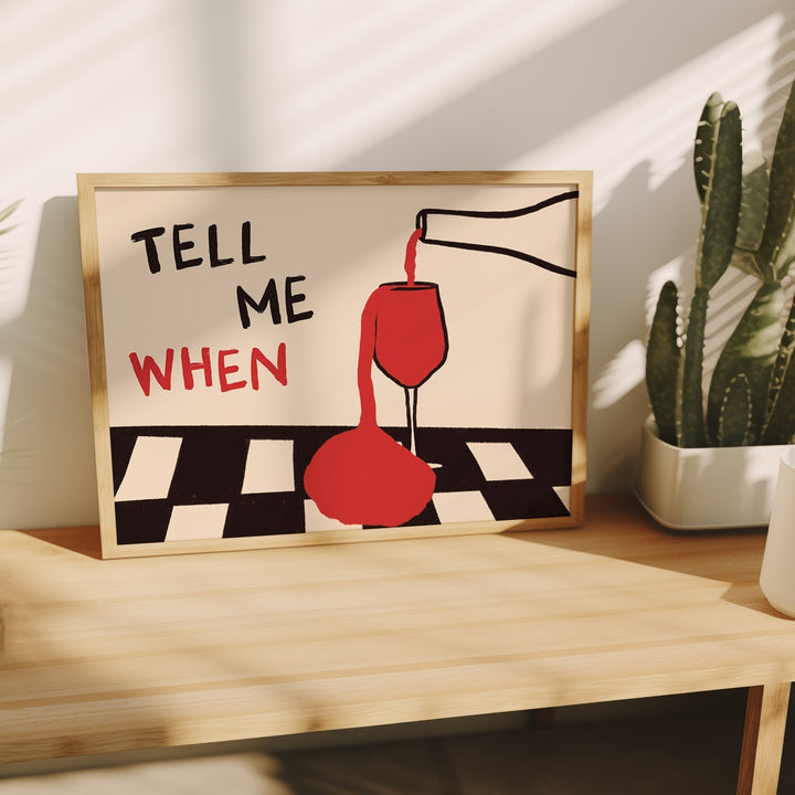 Vintage Tell Me When Drink Can - Office Furniture For Home avaliação e preço