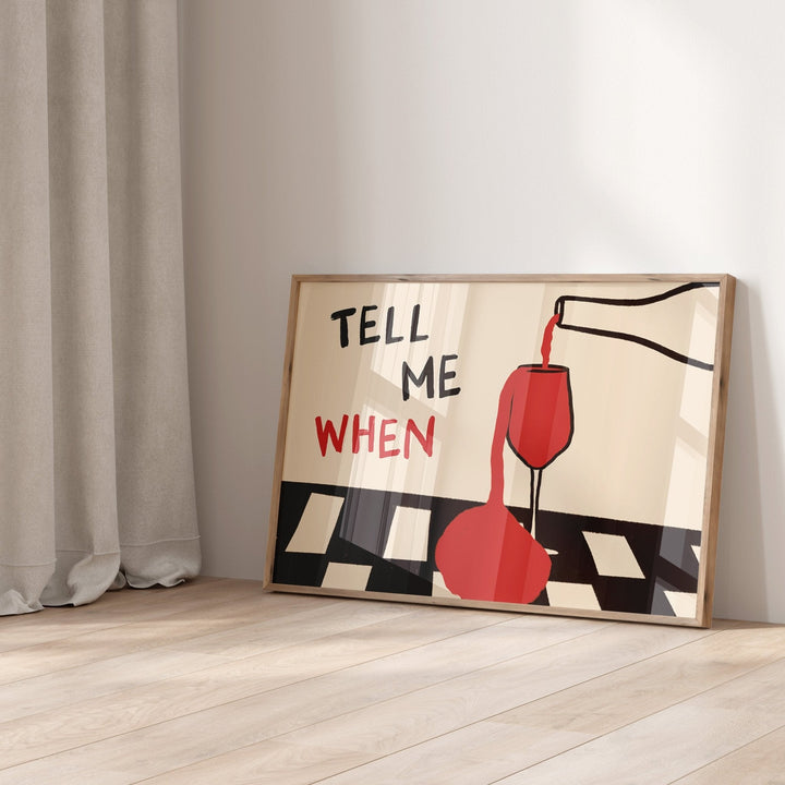 Vintage Tell Me When Drink Can - Office Furniture For Home avaliação e preço