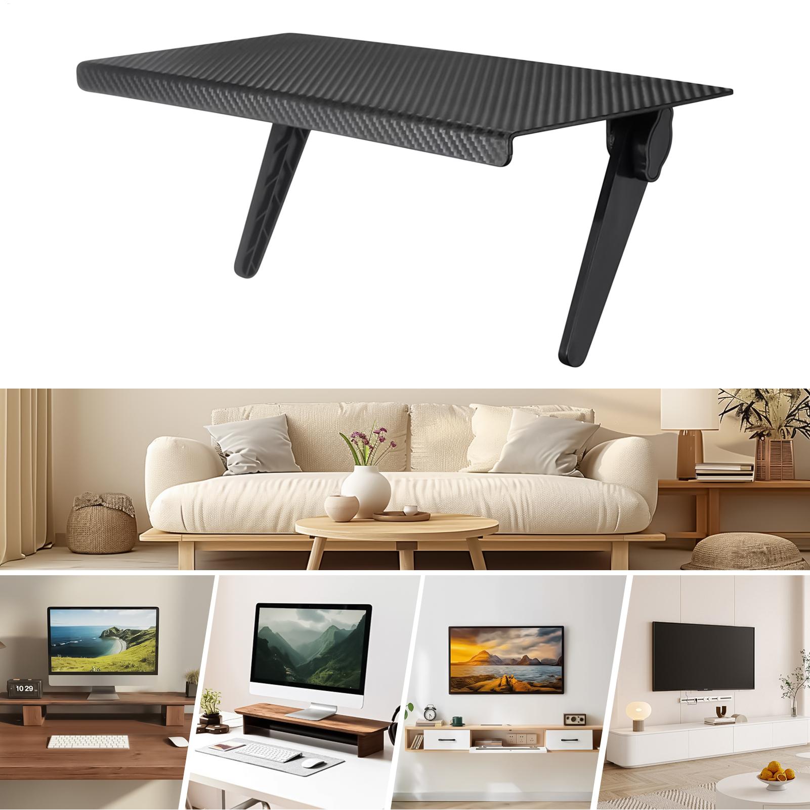 TV Shelf For Cable Box 13in DV - Adjustable Monitor Mount avaliação e preço