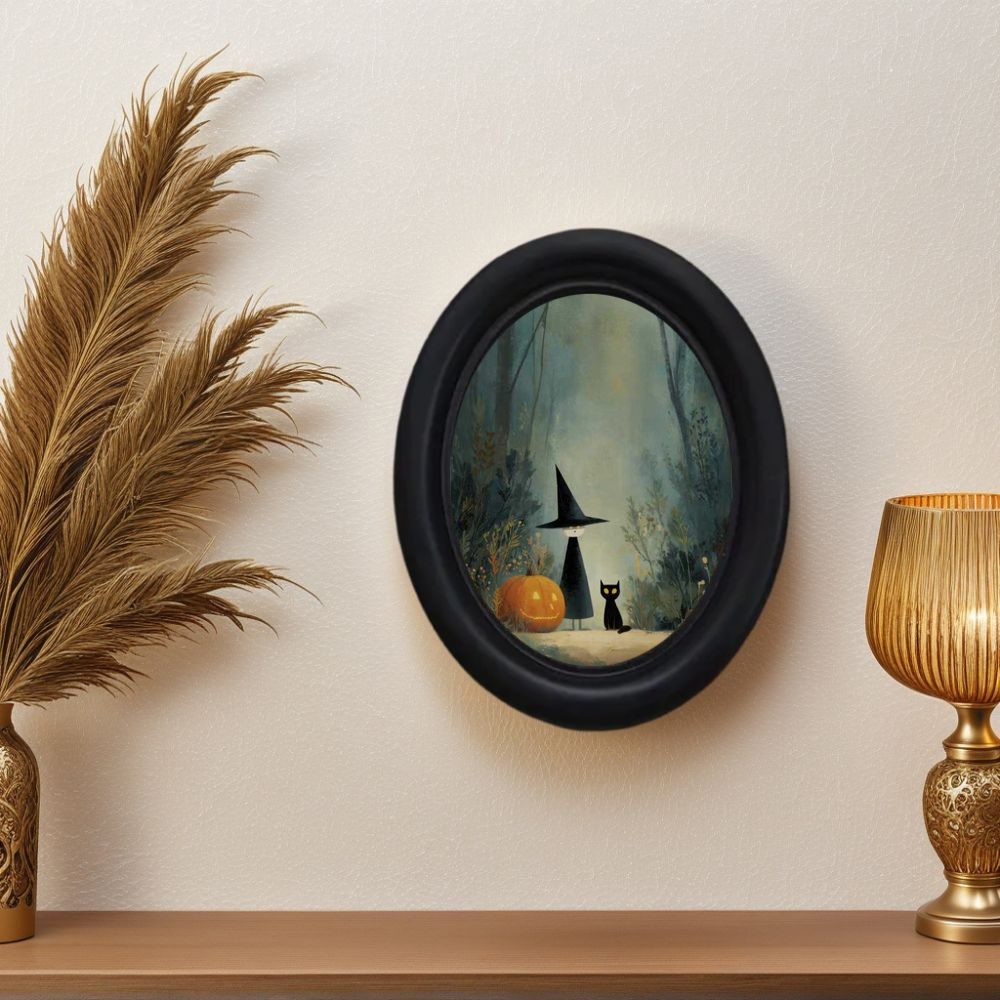 A 3D Vintage Halloween Witch a - Office Furniture For Home avaliação e preço