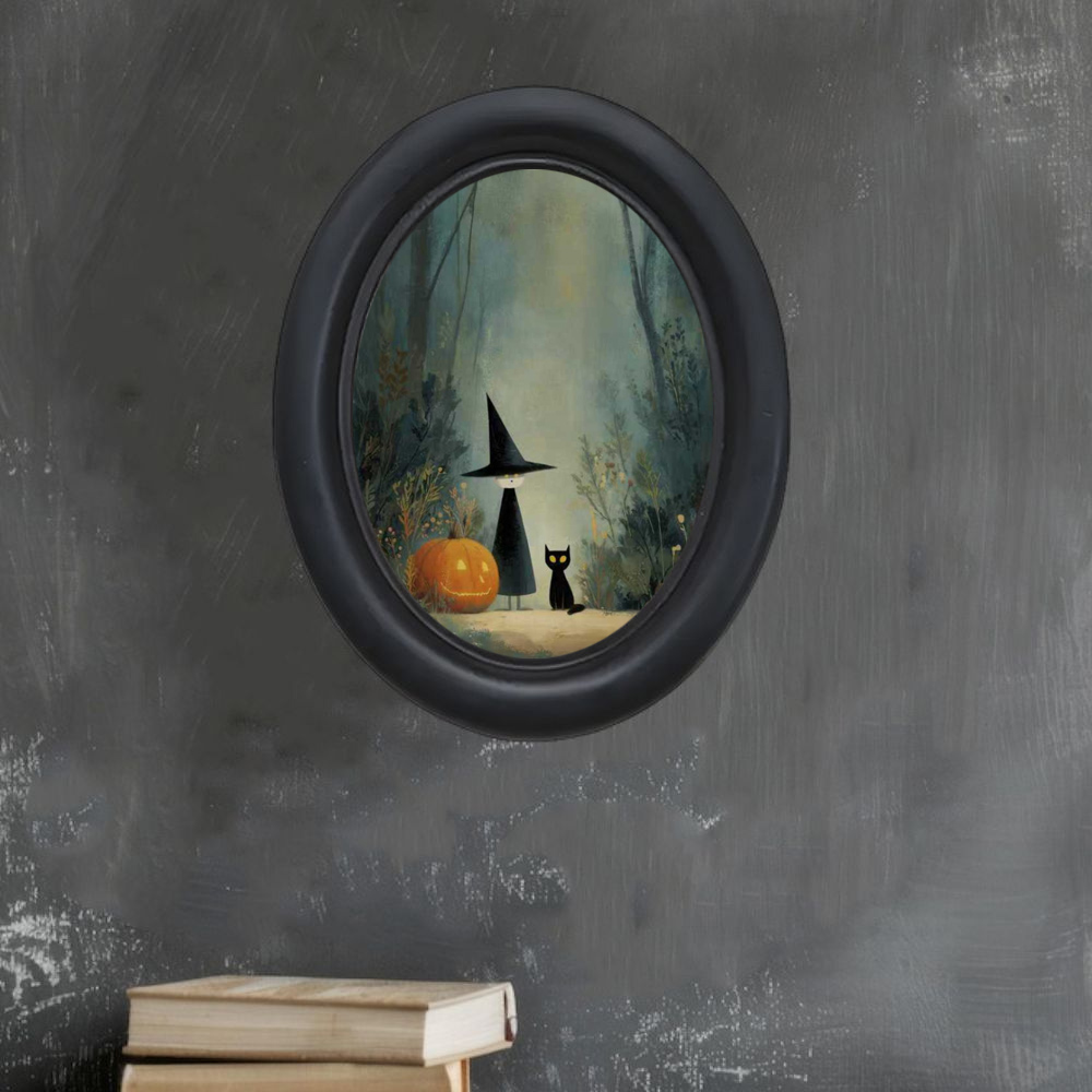 A 3D Vintage Halloween Witch a - Office Furniture For Home avaliação e preço