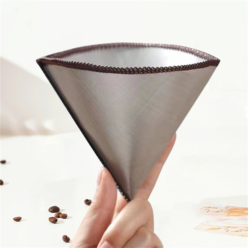 Reusable Cone Coffee Filter Ba - Paper Basket Mesh avaliação e preço
