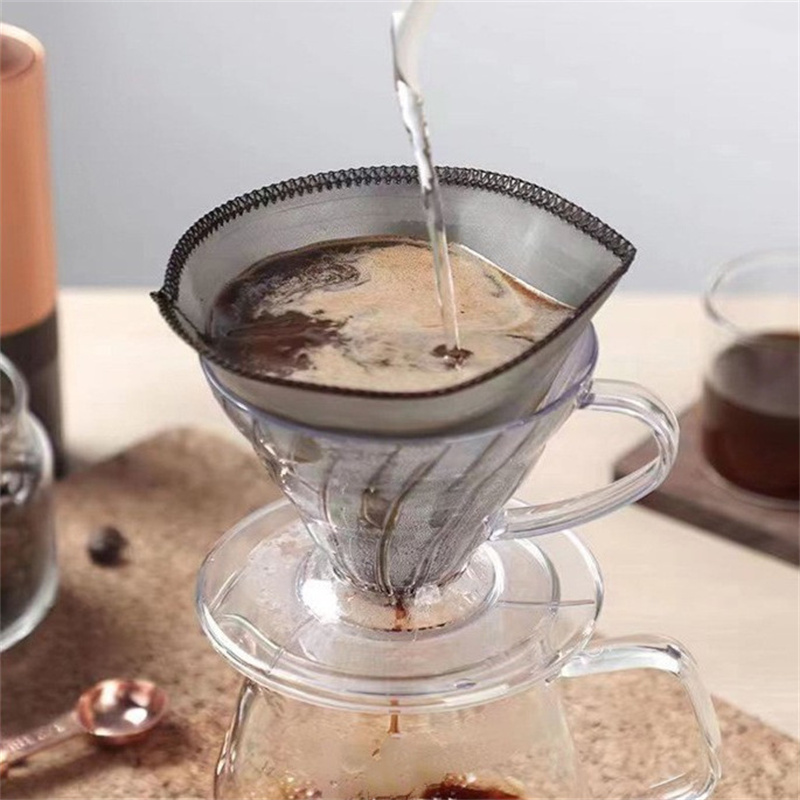 Reusable Cone Coffee Filter Ba - Paper Basket Mesh avaliação e preço