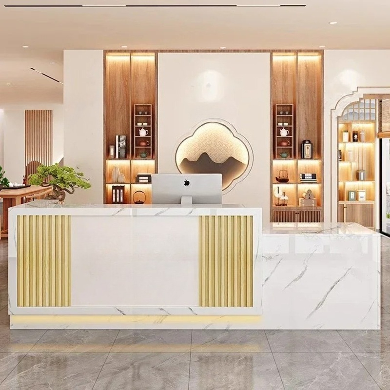 Podium Salon Reception Desks B - Office Furniture Bali avaliação e preço