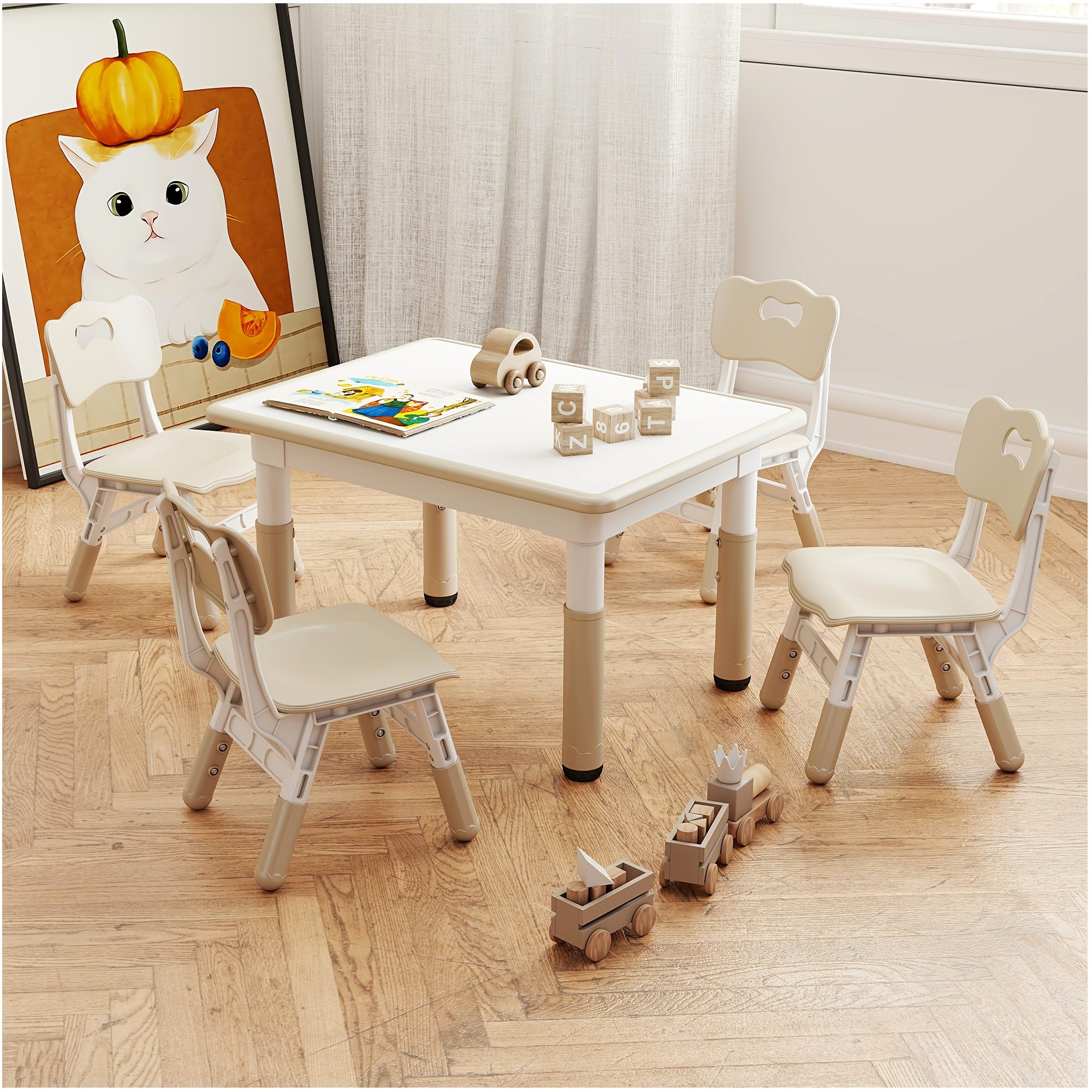 Adjustable Height Graffiti-Sty - Office Furniture Set avaliação e preço