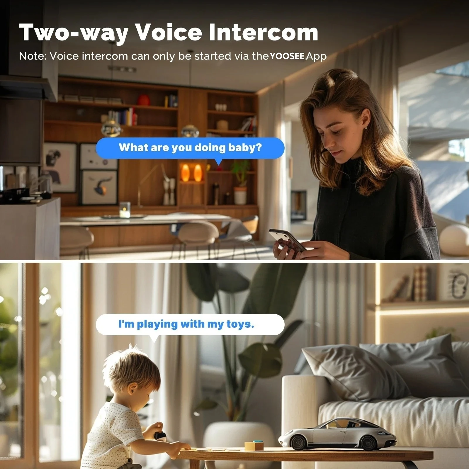 8MP WiFi IP Camera Baby Monito - Adjustable Monitor Mount avaliação e preço