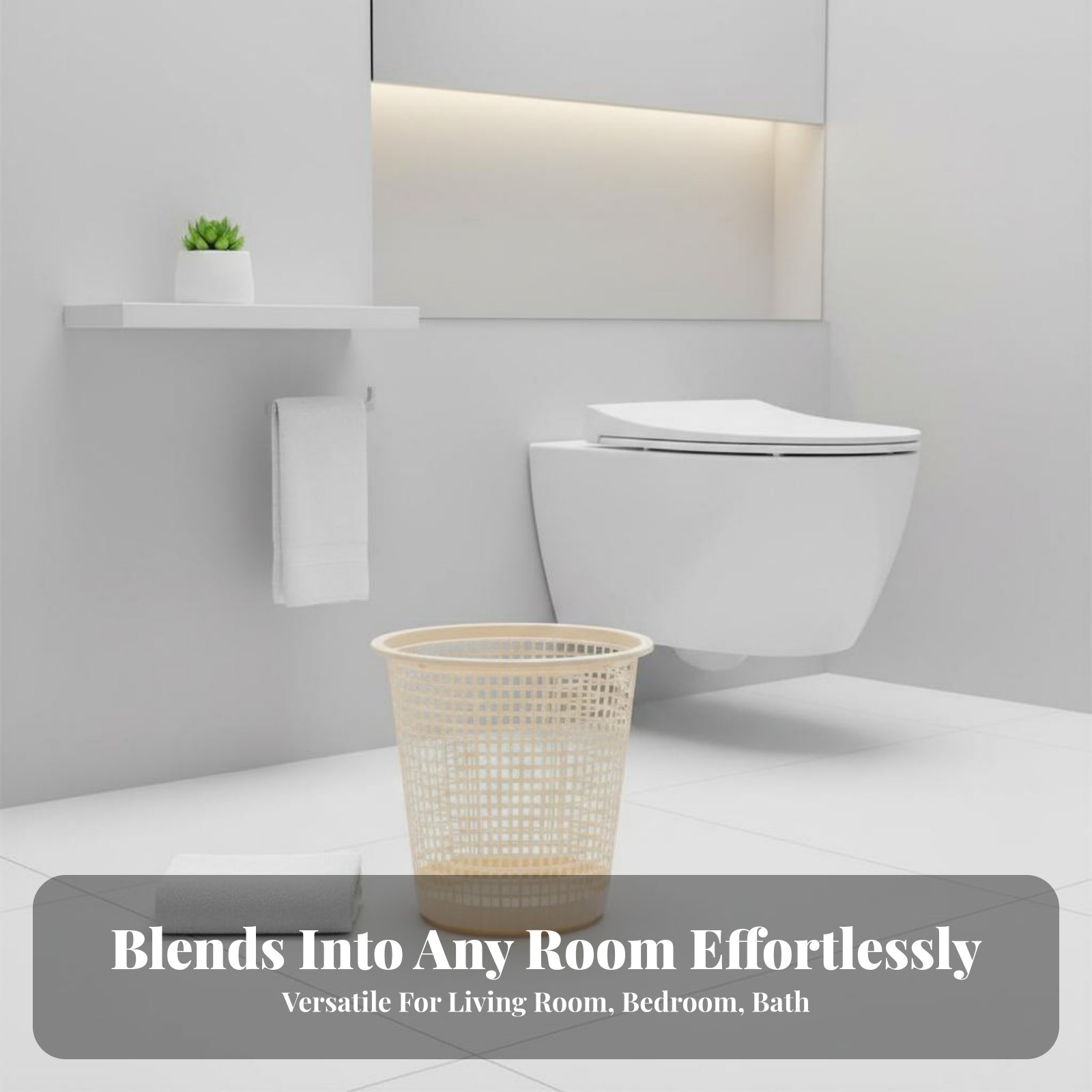 Hollow-Vented Wastebasket Unco - Paper Basket Mesh avaliação e preço