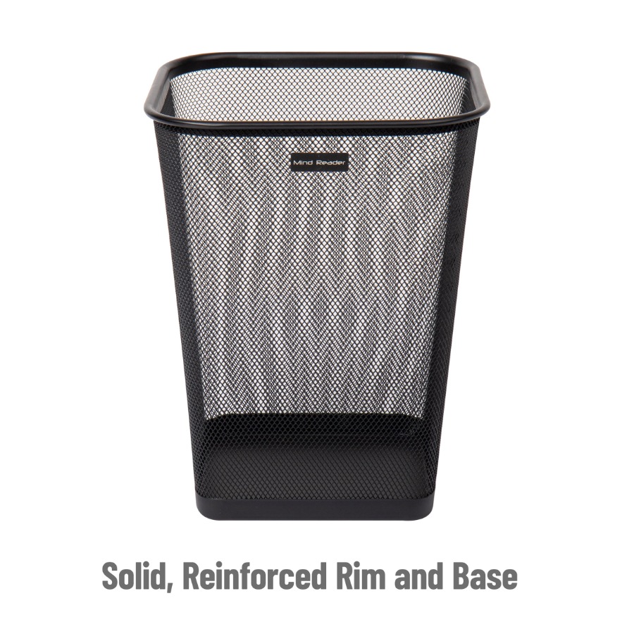 Mesh Trash Can Set of 2, Squar - Paper Basket Mesh avaliação e preço