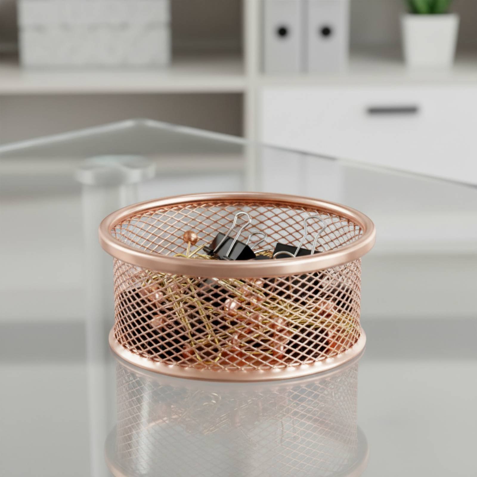 Paper Fastener Storage Basket  - Paper Basket Mesh avaliação e preço