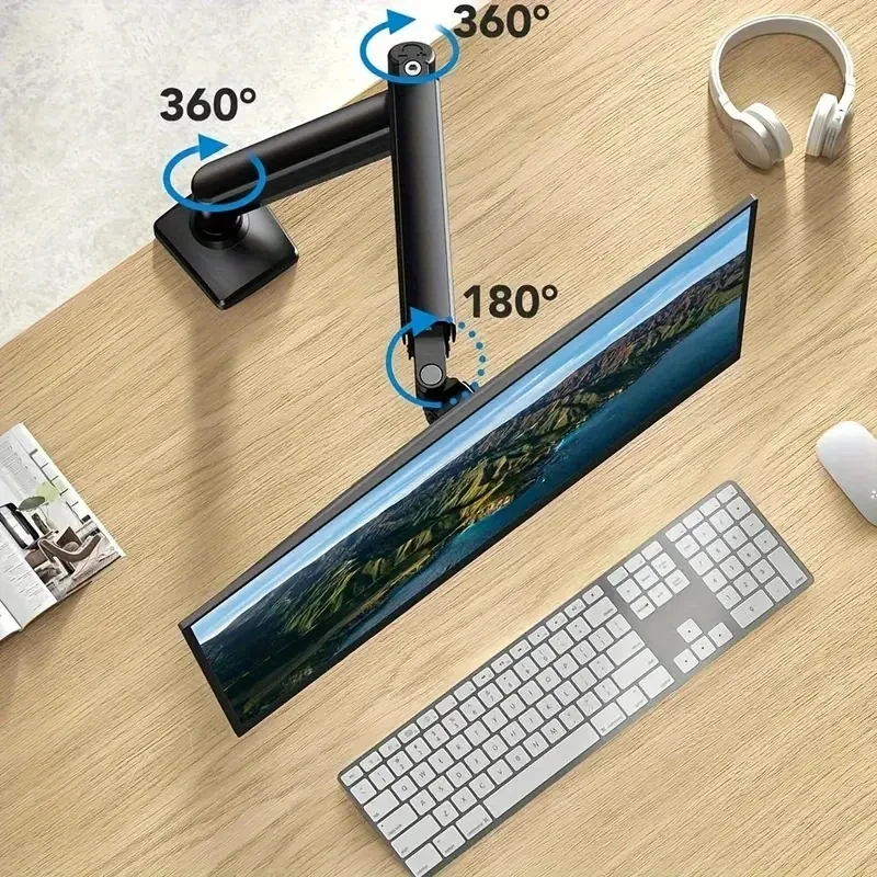 Single Monitor Desk Mount Arm– - Adjustable Monitor Mount avaliação e preço
