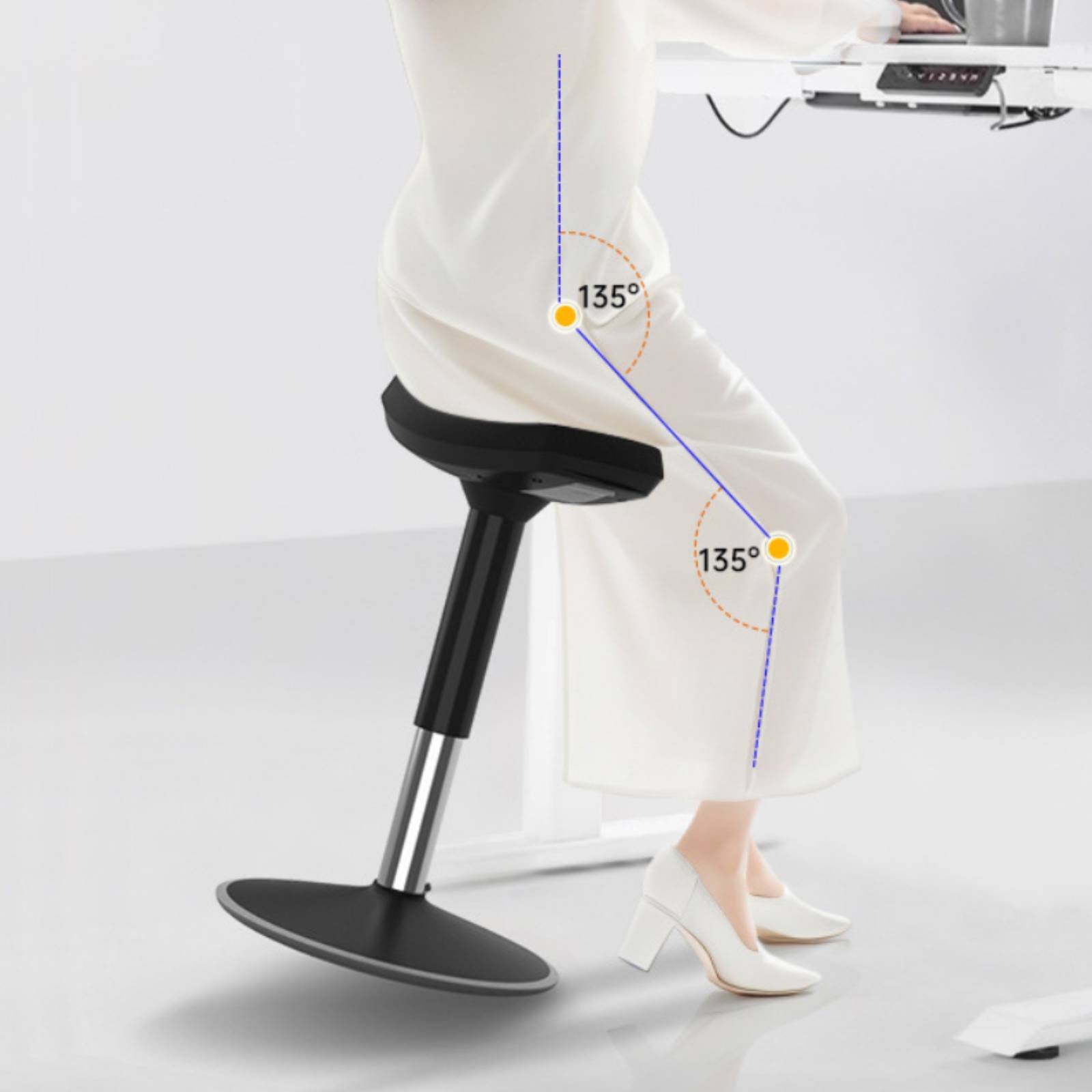 Saddle Stool Comfortable Long  - Office Furniture For Home avaliação e preço