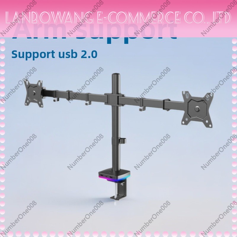 Monitor Arm with Type C USB In - Adjustable Monitor Mount avaliação e preço