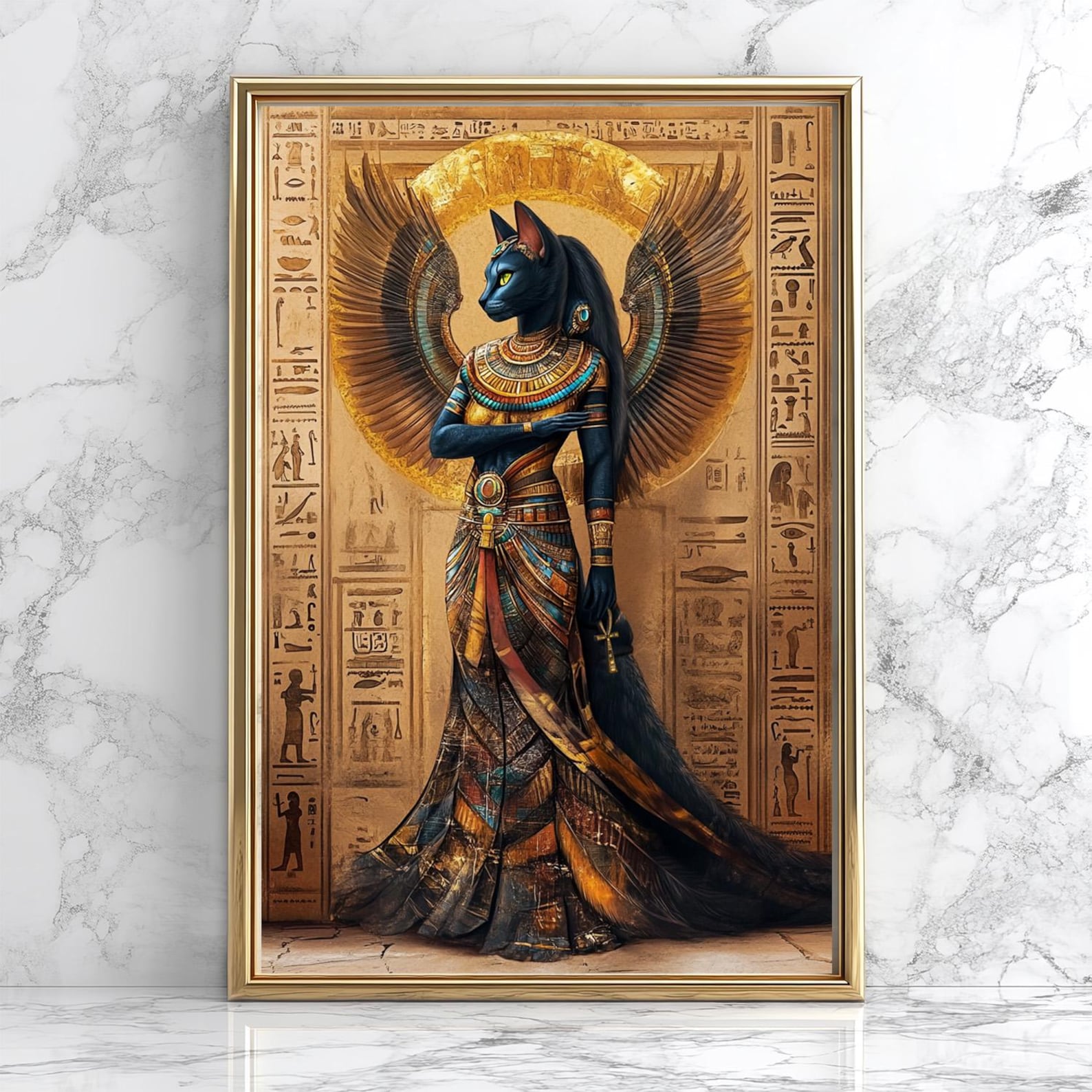 1pc Retro Abstract Goddess Bas - Office Furniture For Home avaliação e preço