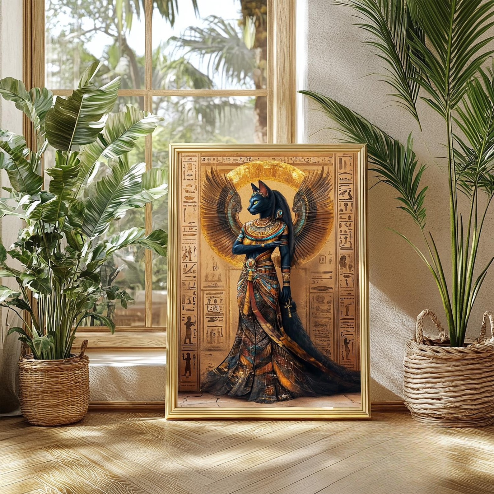 1pc Retro Abstract Goddess Bas - Office Furniture For Home avaliação e preço