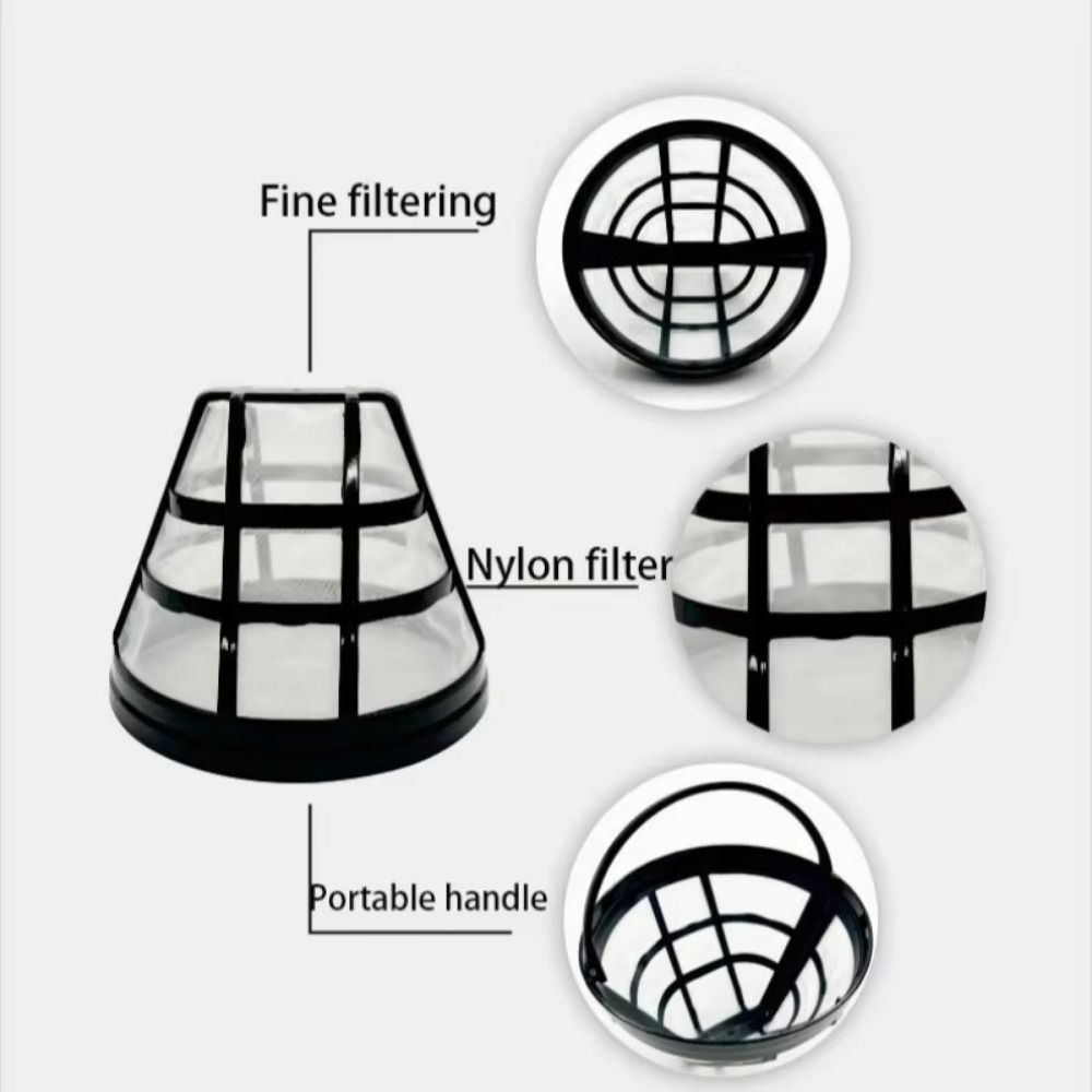 4Pcs With Handle Coffee Mesh F - Paper Basket Mesh avaliação e preço
