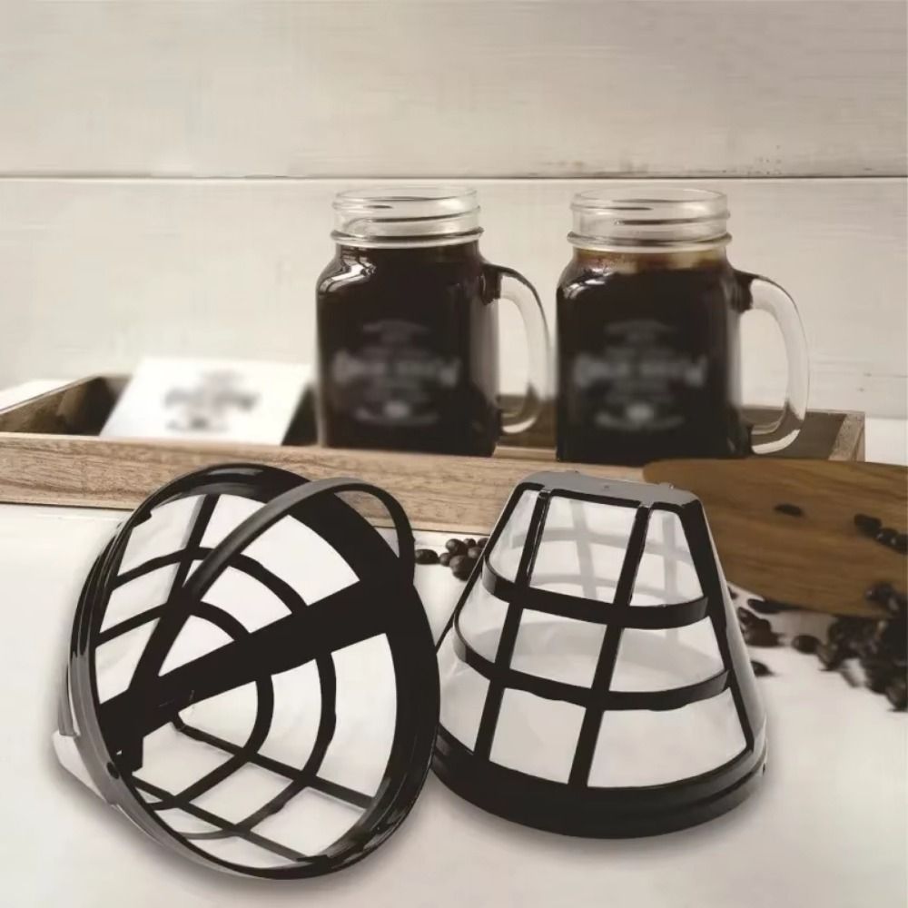 4Pcs With Handle Coffee Mesh F - Paper Basket Mesh avaliação e preço